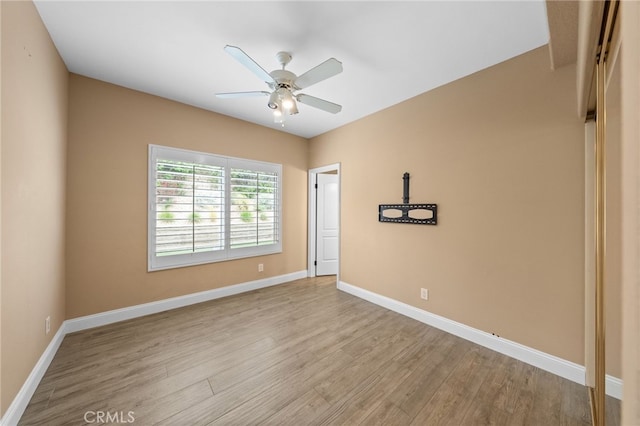 24240 Avenida De Marcia, Yorba Linda, CA 92887 - unfurnished room featuring light wood-type flooring and a ceiling fan