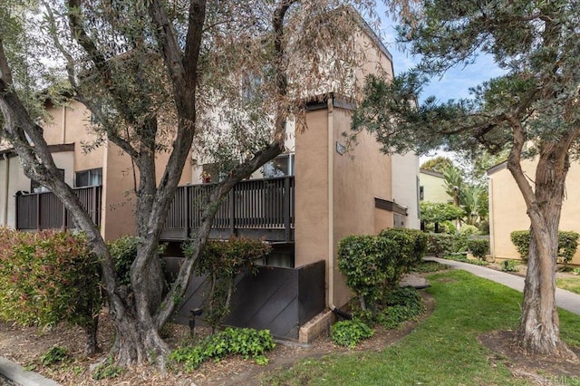 view of property exterior featuring stucco siding