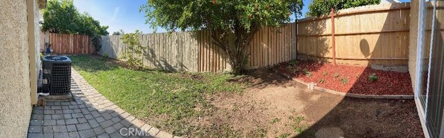 1387 Dyer Way, Corona, CA 92882 - fenced backyard with cooling unit