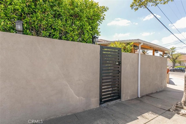 10444 Flowerdale Ct, Sun Valley, CA 91352 - view of gate featuring fence
