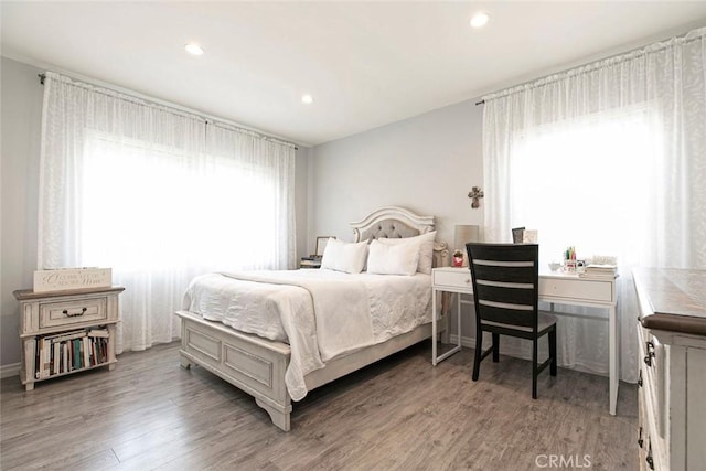 10444 Flowerdale Ct, Sun Valley, CA 91352 - bedroom featuring light wood-style floors and recessed lighting