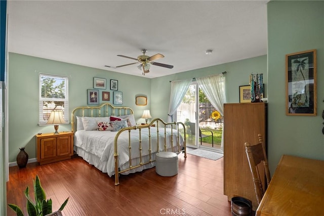 11 Maddie Ct, Chico, CA 95973 - bedroom featuring a ceiling fan, wood finished floors, and multiple windows