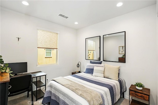 59 Sanctuary Ln, Mission Viejo, CA 92692 - carpeted bedroom with visible vents, baseboards, and recessed lighting