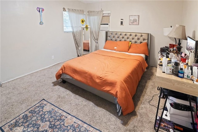 carpeted bedroom with baseboards
