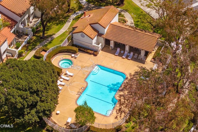 aerial view