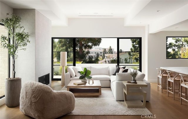 3 Rue Valbonne, Newport Beach, CA 92660 - living room with wood finished floors