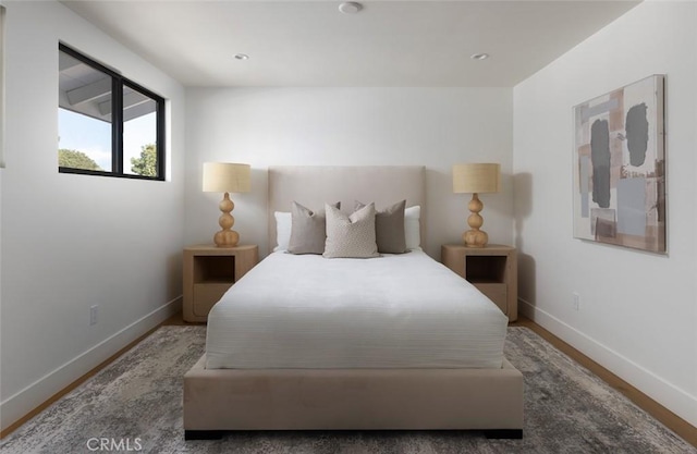 3 Rue Valbonne, Newport Beach, CA 92660 - bedroom featuring baseboards and wood finished floors