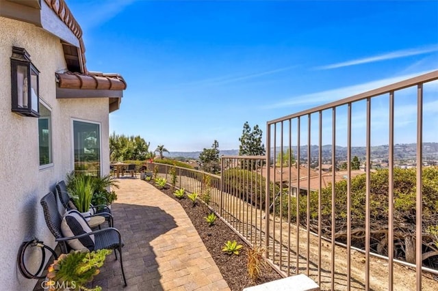 27553 Via Fortuna, San Juan Capistrano, CA 92675 - view of yard with fence, a mountain view, and a patio