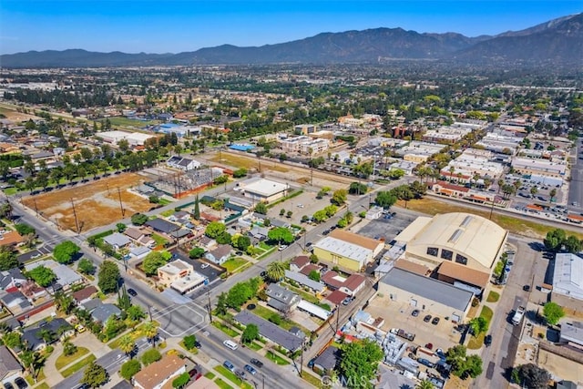 180 S 2nd Ave, Upland, CA 91786 - aerial view of property's location with a mountainous background