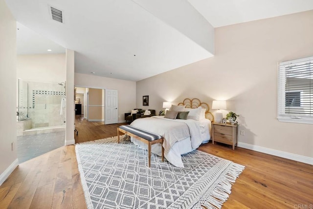 753 Jacquelene Ct, Encinitas, CA 92024 - bedroom featuring baseboards, hardwood / wood-style flooring, and ensuite bathroom