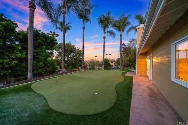 753 Jacquelene Ct, Encinitas, CA 92024 - view of yard featuring a putting area