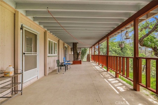 view of patio