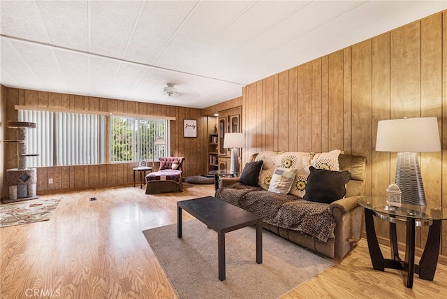 7395 Cardinal Rd, Corning, CA 96021 - living room with wood finished floors and wooden walls