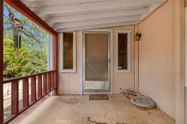 view of entrance to property