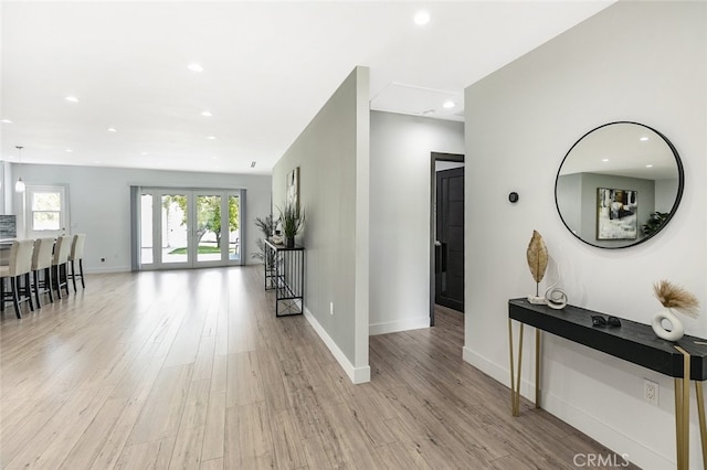 1430 Irving Ave, Glendale, CA 91201 - interior space featuring light wood-style floors, baseboards, and recessed lighting