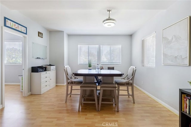 1180 Civic Center Dr Unit B21, Oceanside, CA 92054 - dining space featuring light wood finished floors and baseboards
