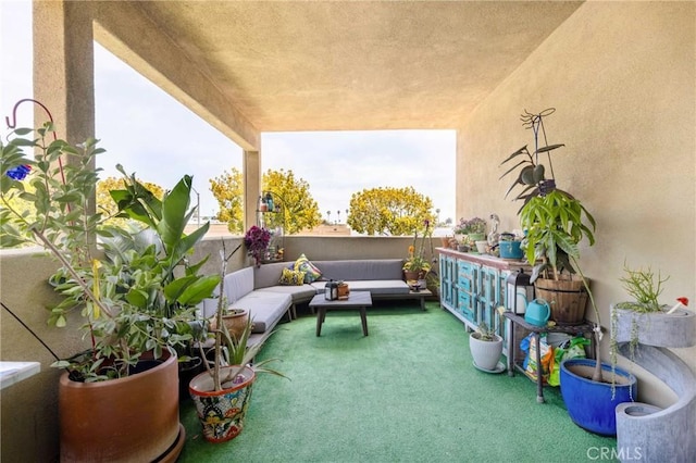1180 Civic Center Dr Unit B21, Oceanside, CA 92054 - balcony featuring outdoor lounge area