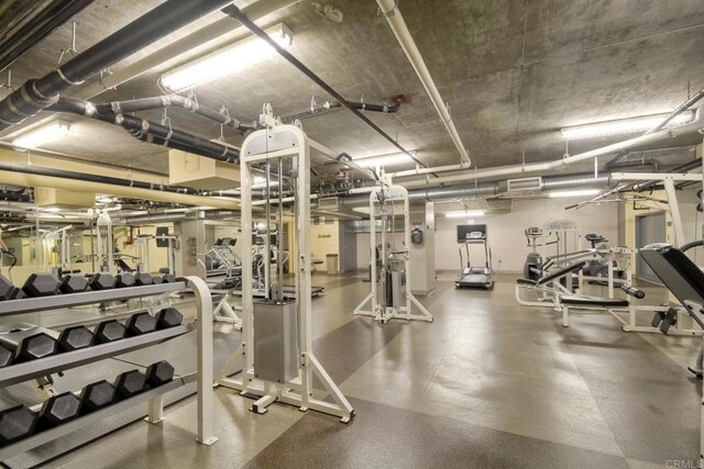 1150 J St Unit 117, San Diego, CA 92101 - view of gym