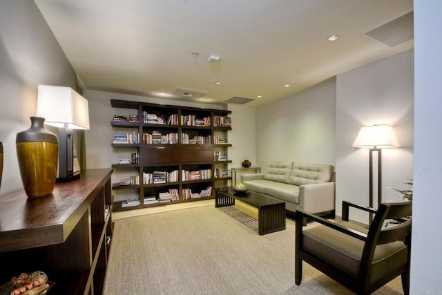 1150 J St Unit 117, San Diego, CA 92101 - sitting room featuring carpet floors and recessed lighting
