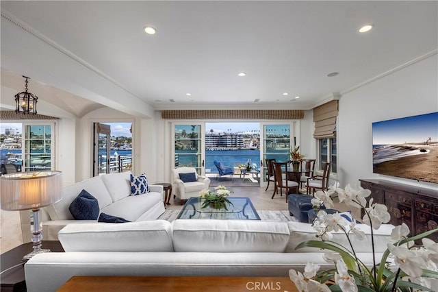 2258 Channel Rd, Newport Beach, CA 92661 - living room with recessed lighting