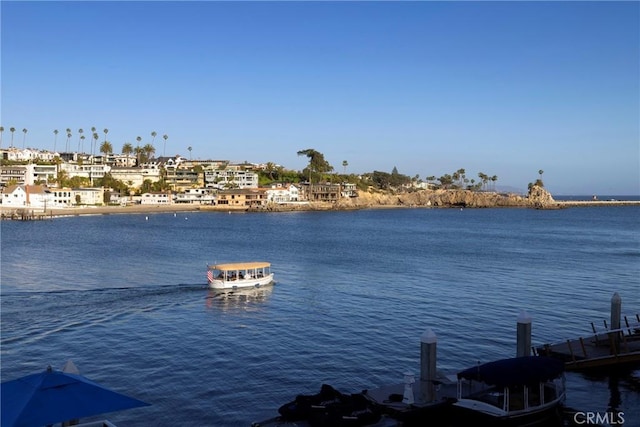 2258 Channel Rd, Newport Beach, CA 92661 - water view with a boat dock
