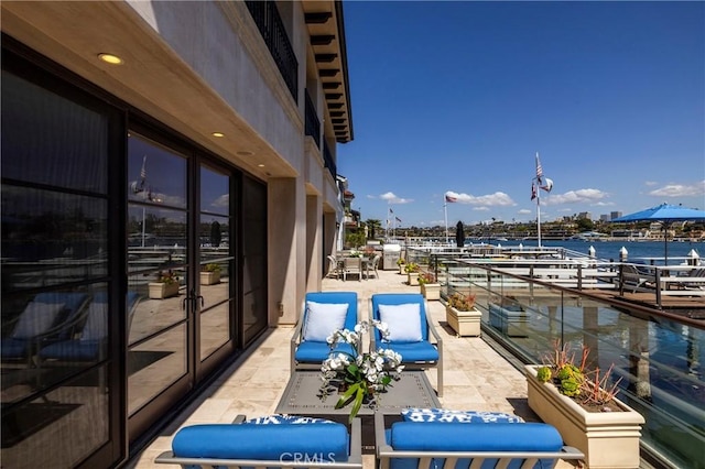 2258 Channel Rd, Newport Beach, CA 92661 - balcony featuring a water view
