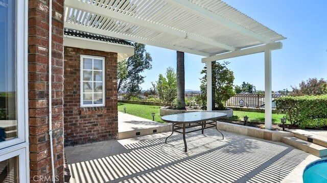 25782 Highplains Ter, Laguna Hills, CA 92653 - view of patio with a pergola