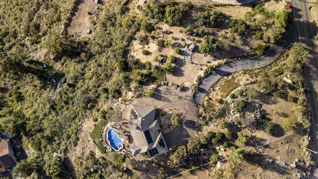 1078 Rainbow Crest Rd, Fallbrook, CA 92028 - aerial view of property's location featuring a pool