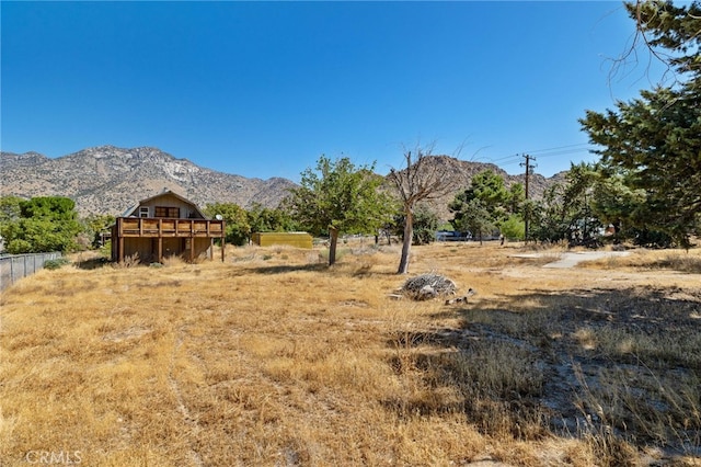 17021 Linda Ln, Onyx, CA 93255 - view of yard featuring a mountain view and a rural view