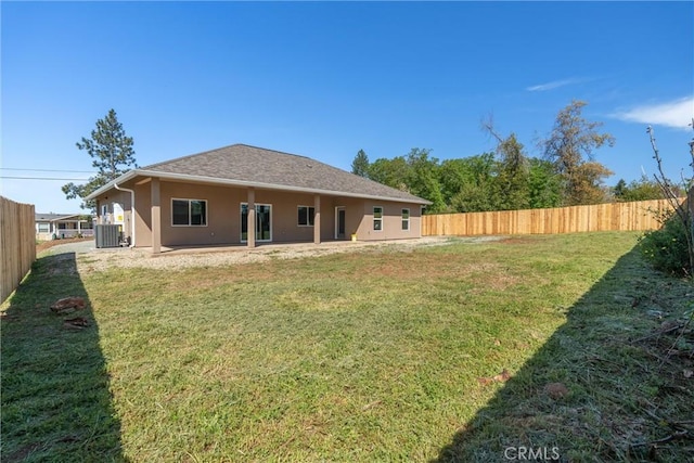 1924 Crandall Way, Paradise, CA 95969 - back of property with stucco siding and central AC
