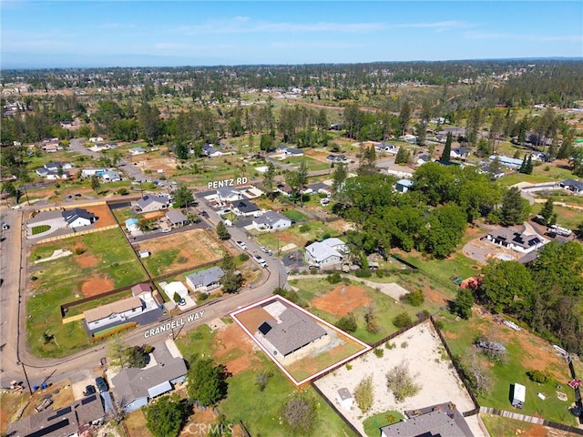 1924 Crandall Way, Paradise, CA 95969 - view of property location featuring property boundaries highlighted and nearby suburban area