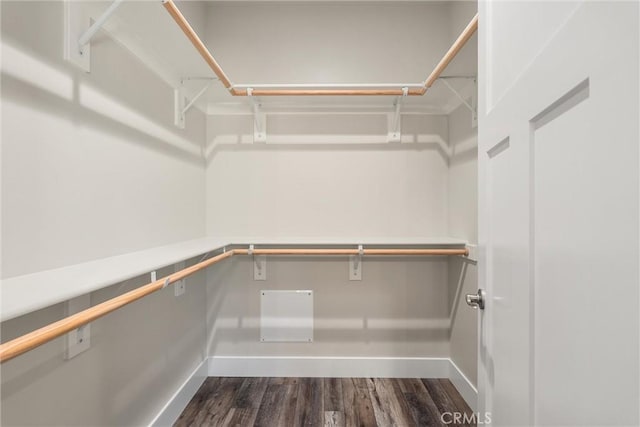1924 Crandall Way, Paradise, CA 95969 - spacious closet featuring dark wood finished floors