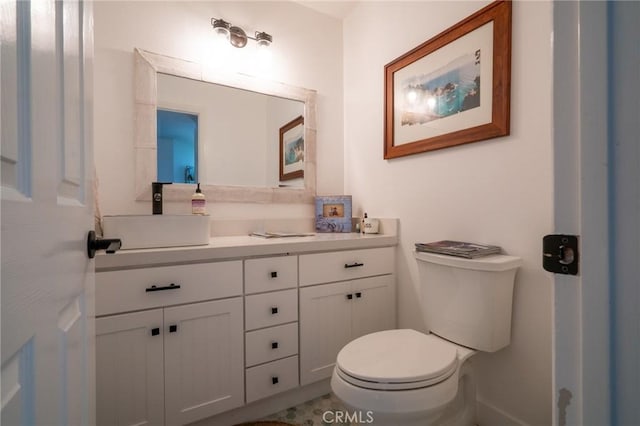 207 Knox St, Costa Mesa, CA 92627 - half bathroom featuring toilet and vanity