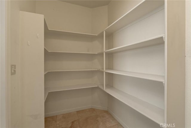 view of pantry
