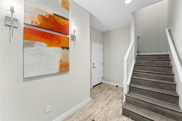 315 Mission Rd, Montebello, CA 90640 - stairs with recessed lighting and baseboards