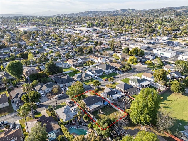 8824 Watson Ave, Whittier, CA 90605 - birds eye view of property featuring a mountain view and a residential view