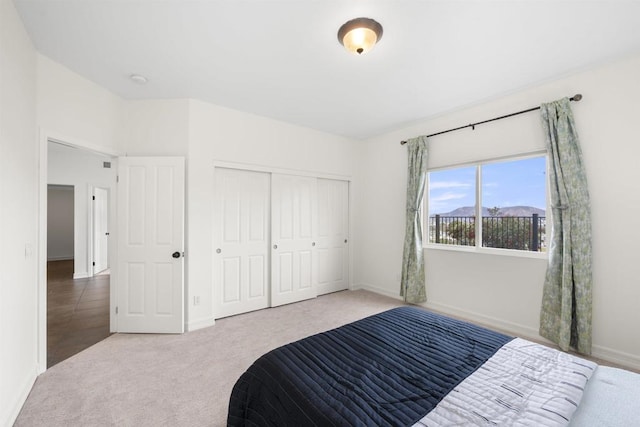 6356 Camino Largo, San Diego, CA 92120 - bedroom featuring carpet floors, baseboards, and a closet