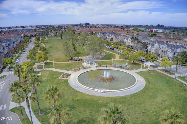 drone / aerial view featuring a residential view