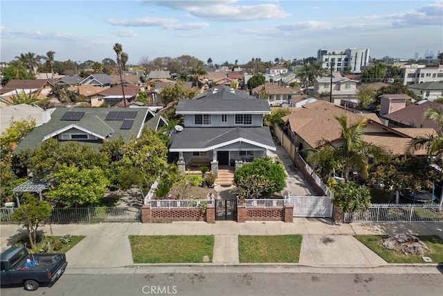 1435 W 50th St, Los Angeles, CA 90062 - aerial perspective of suburban area