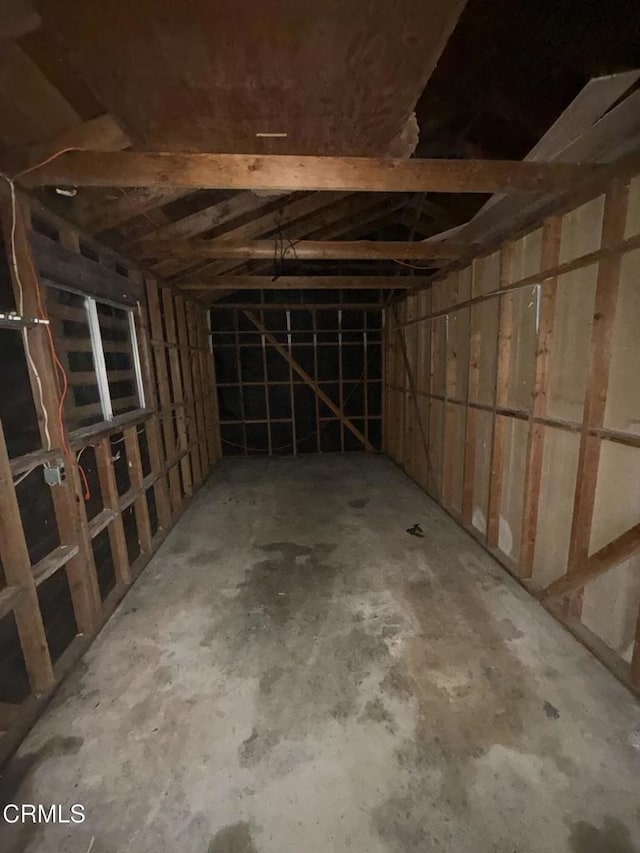 misc room featuring concrete flooring
