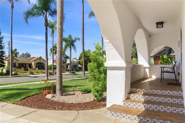4368 Adams Ave, San Diego, CA 92116 - porch with a residential view and a yard