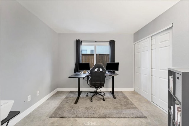 39878 Teal Dr, Murrieta, CA 92562 - home office featuring baseboards