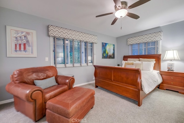 6217 Melba Ave, Woodland Hills, CA 91367 - carpeted bedroom featuring baseboards and a ceiling fan