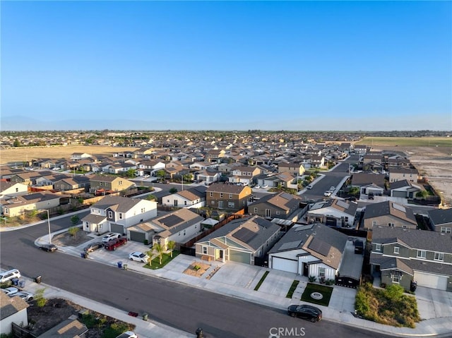 bird's eye view featuring a residential view