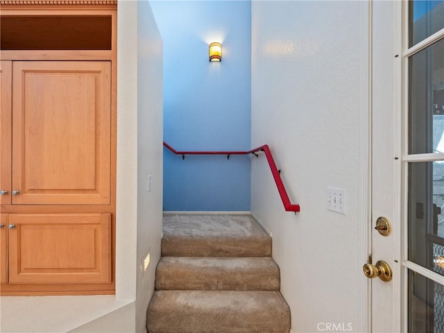 view of staircase