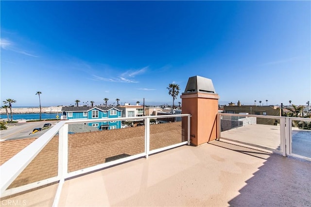 2408 Ocean Dr, Oxnard, CA 93035 - view of patio / terrace featuring a water view and a balcony