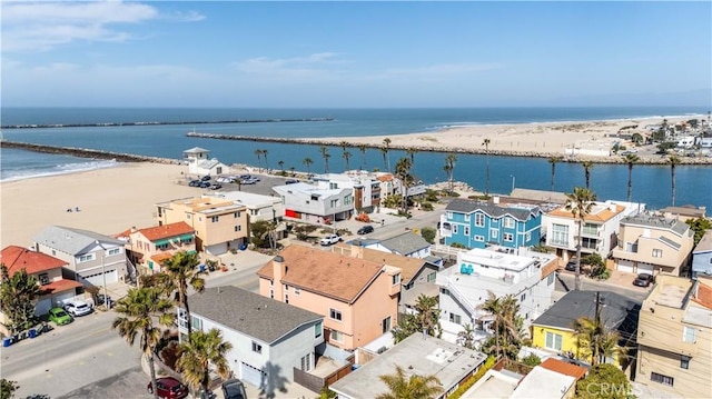 2408 Ocean Dr, Oxnard, CA 93035 - drone / aerial view featuring a water view