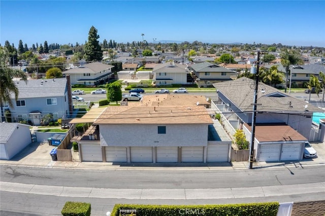 drone / aerial view featuring a residential view