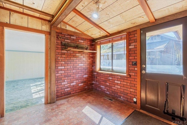 interior space with visible vents