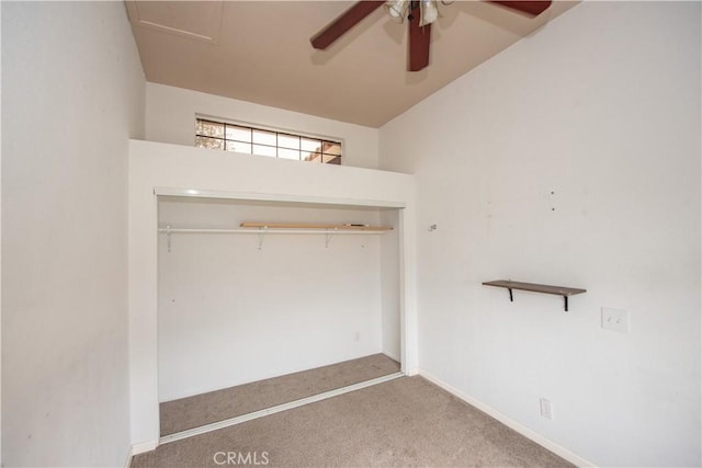 24356 Via Las Junitas, Murrieta, CA 92562 - unfurnished bedroom with carpet flooring, ceiling fan, and baseboards